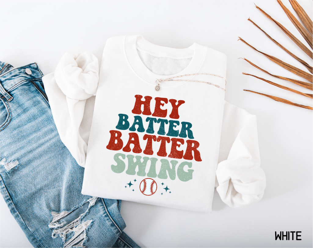Hey Batter Batter Swing Adult Sweatshirt