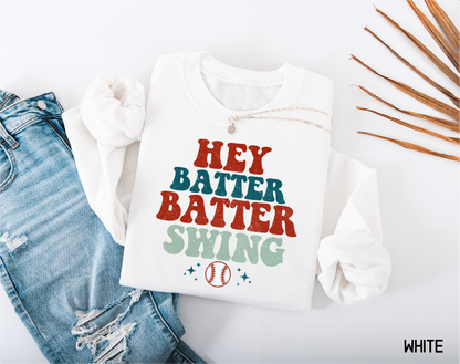 Hey Batter Batter Swing Adult Sweatshirt