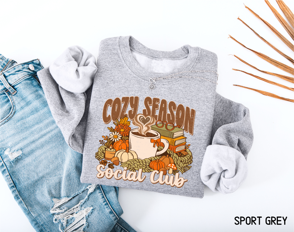Cozy Season Social Club Adult Sweatshirt