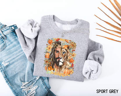 Jesus Lion of Judah Adult Sweatshirt