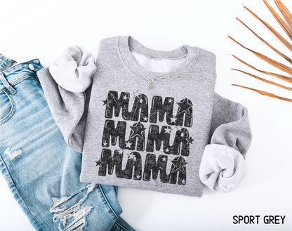Mama with Stars Adult Sweatshirt