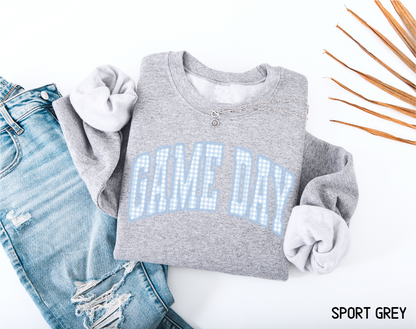 Gingham Game Day Adult Sweatshirt