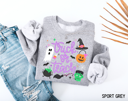 Trick or Teach Adult Sweatshirt