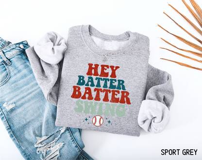 Hey Batter Batter Swing Adult Sweatshirt
