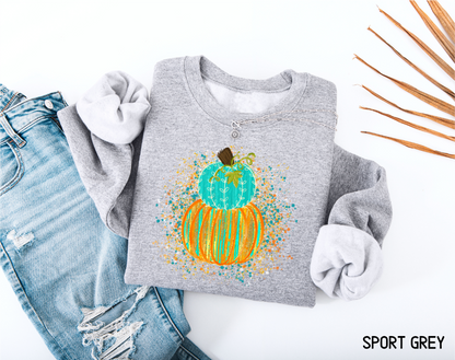 Colorful Pumpkin Adult Sweatshirt