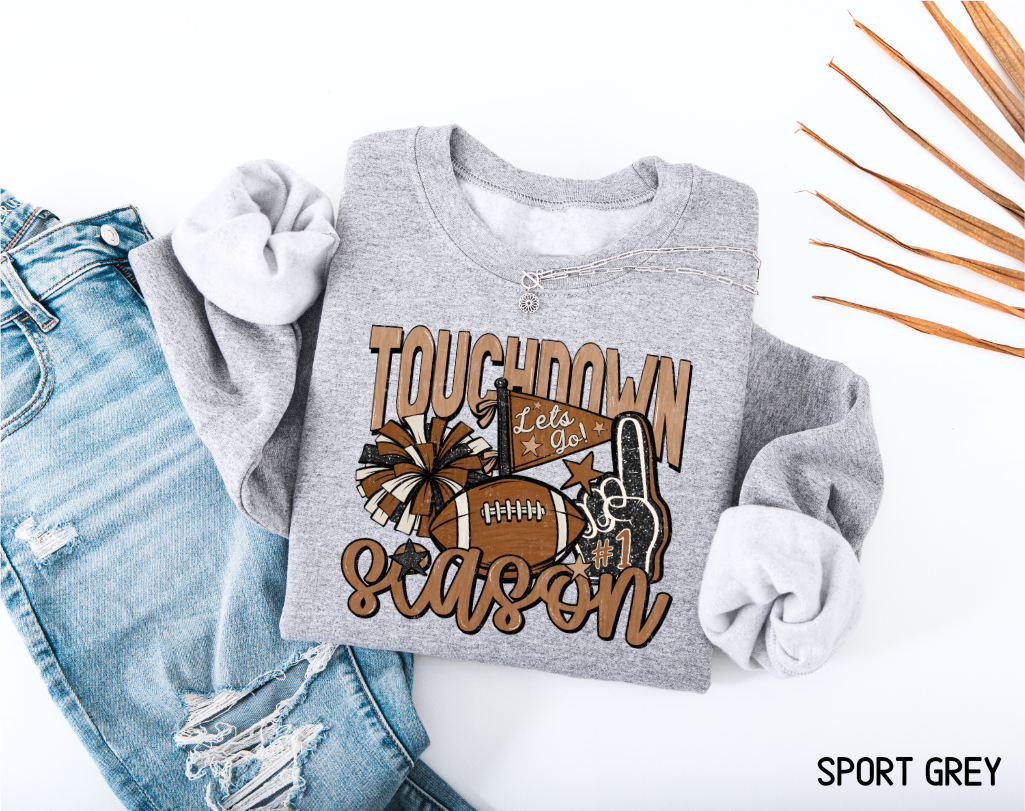 Touchdown Season Adult Sweatshirt