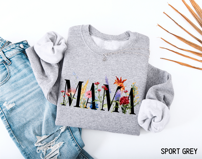 Wildflower Mama Adult Sweatshirt
