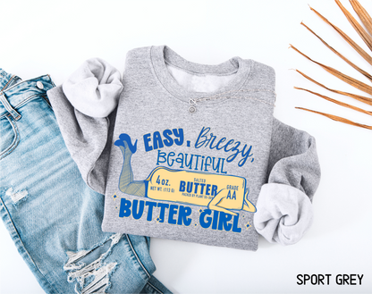 Butter Girl Adult Sweatshirt