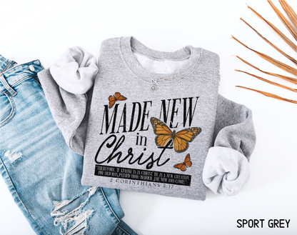 Made New in Christ Adult Sweatshirt