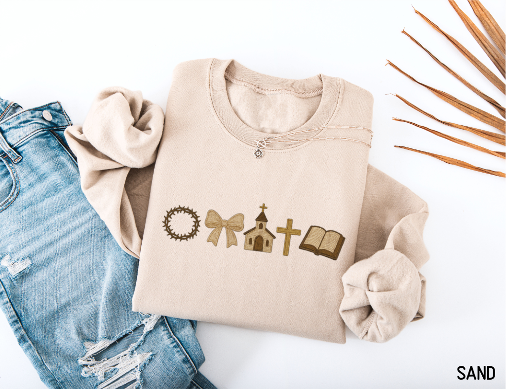 Faith Icons Adult Sweatshirt