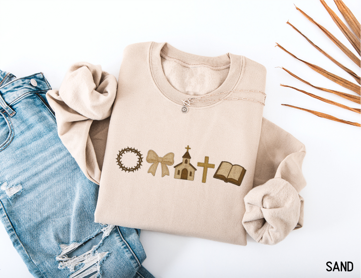 Faith Icons Adult Sweatshirt