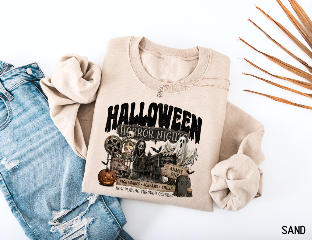 Halloween Horror Movie Adult Sweatshirt