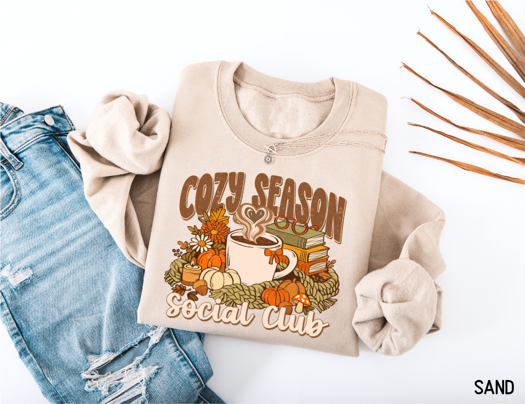 Cozy Season Social Club Adult Sweatshirt
