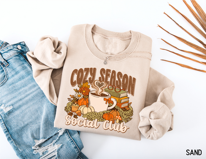 Cozy Season Social Club Adult Sweatshirt