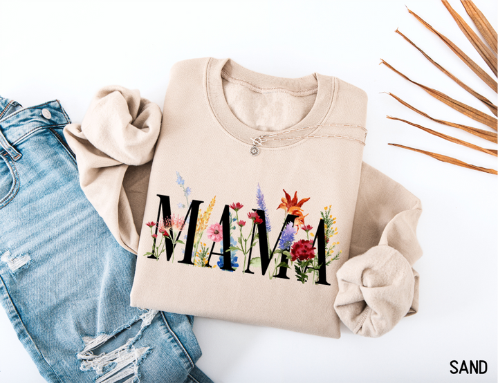 Wildflower Mama Adult Sweatshirt