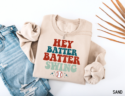 Hey Batter Batter Swing Adult Sweatshirt