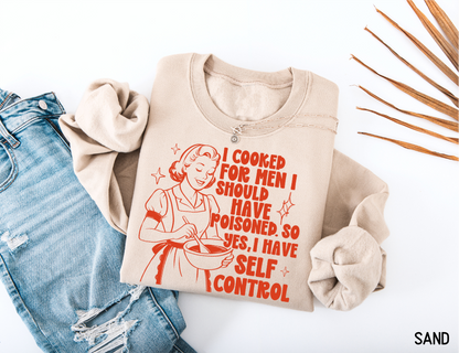 I Cooked for Men Adult Sweatshirt