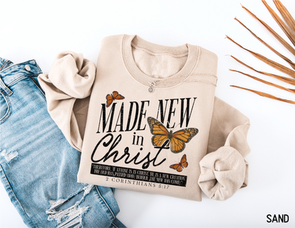 Made New in Christ Adult Sweatshirt