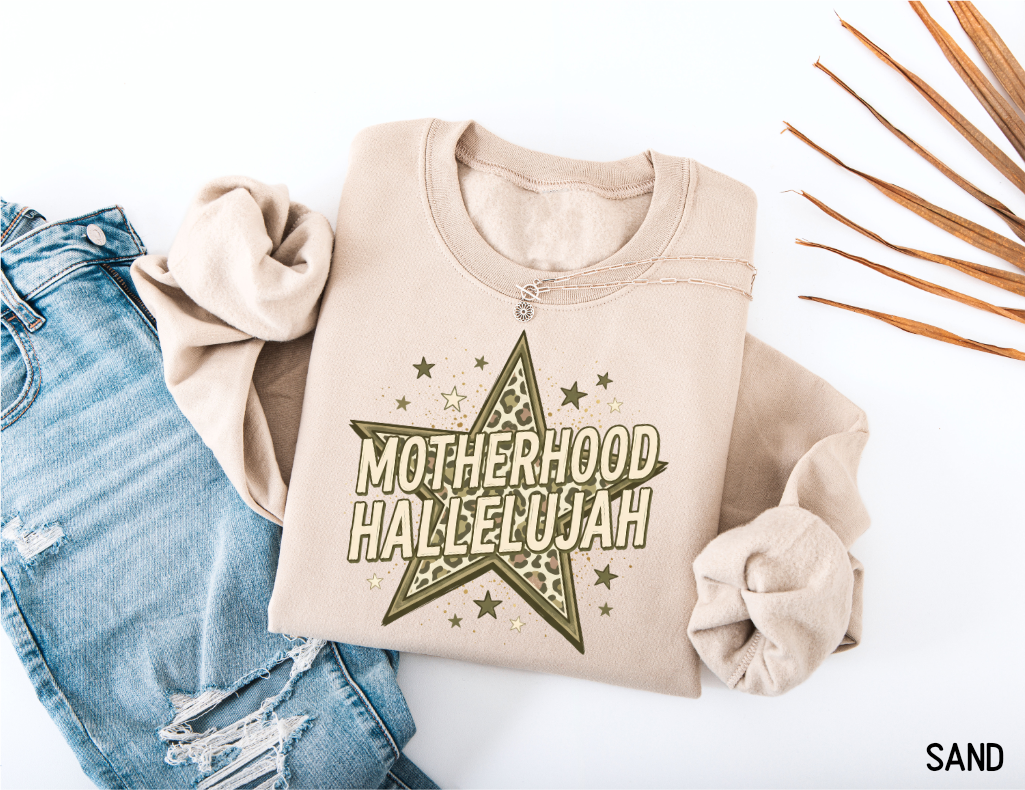 Motherhood Hallelujah Adult Sweatshirt