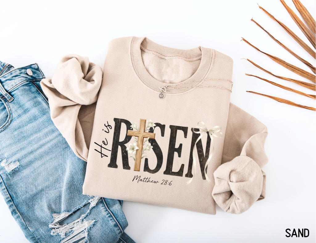 He Is Risen Adult Sweatshirt