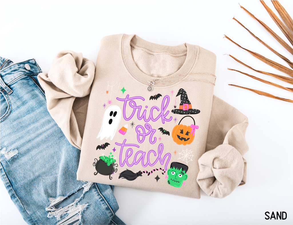 Trick or Teach Adult Sweatshirt