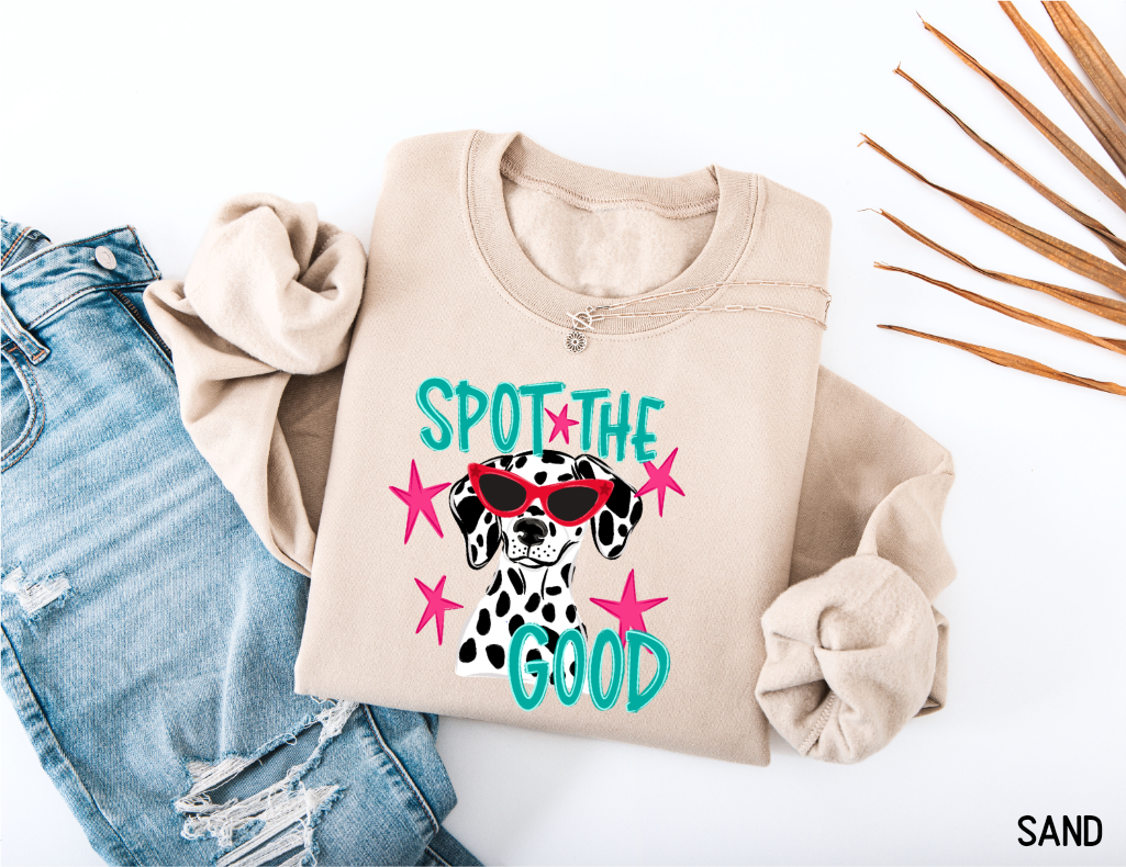 Spot the Good Dalmatian Adult Sweatshirt