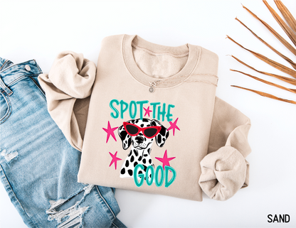 Spot the Good Dalmatian Adult Sweatshirt