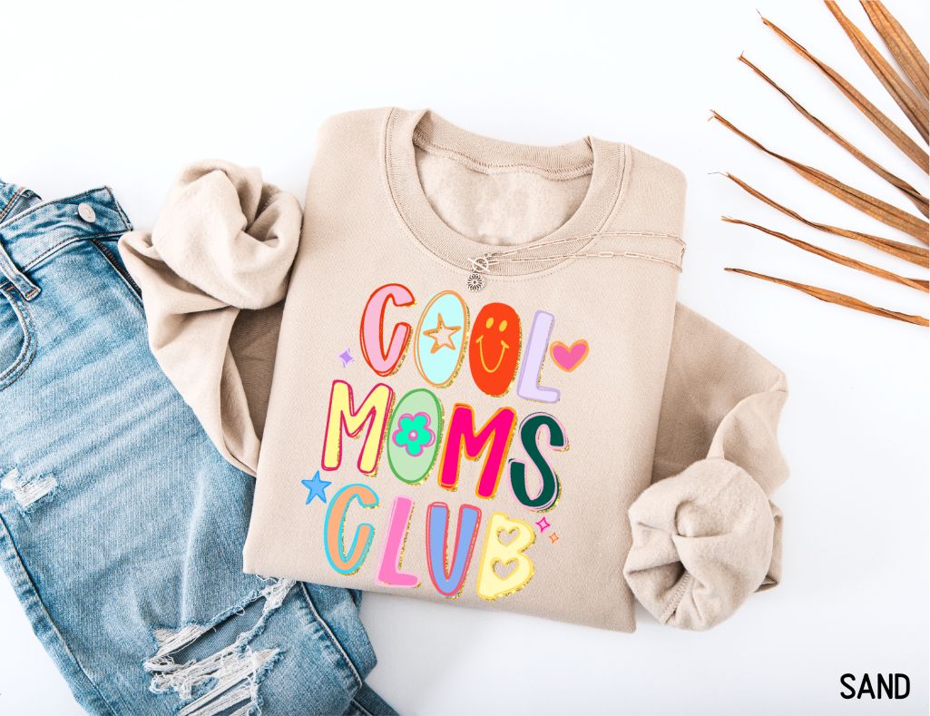 Cool Moms Club Adult Sweatshirt