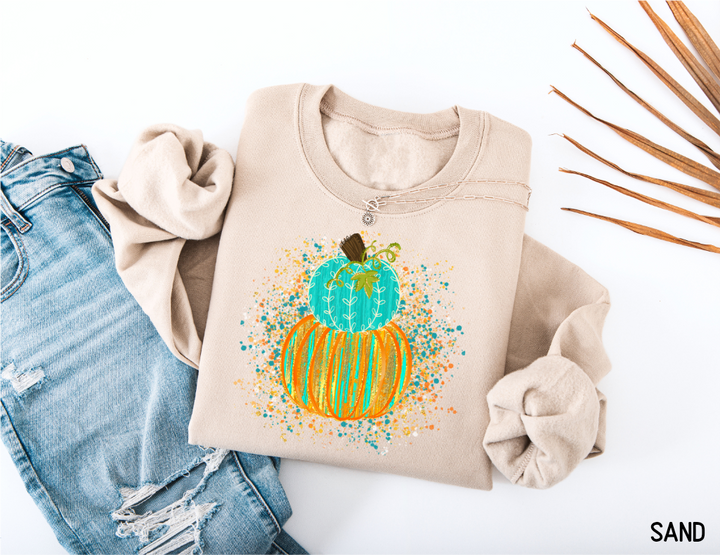 Colorful Pumpkin Adult Sweatshirt