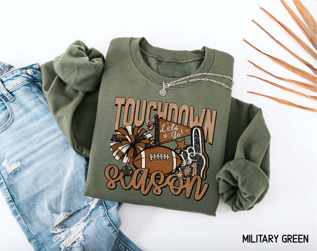 Touchdown Season Adult Sweatshirt