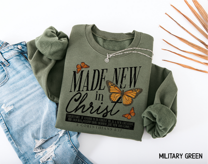 Made New in Christ Adult Sweatshirt