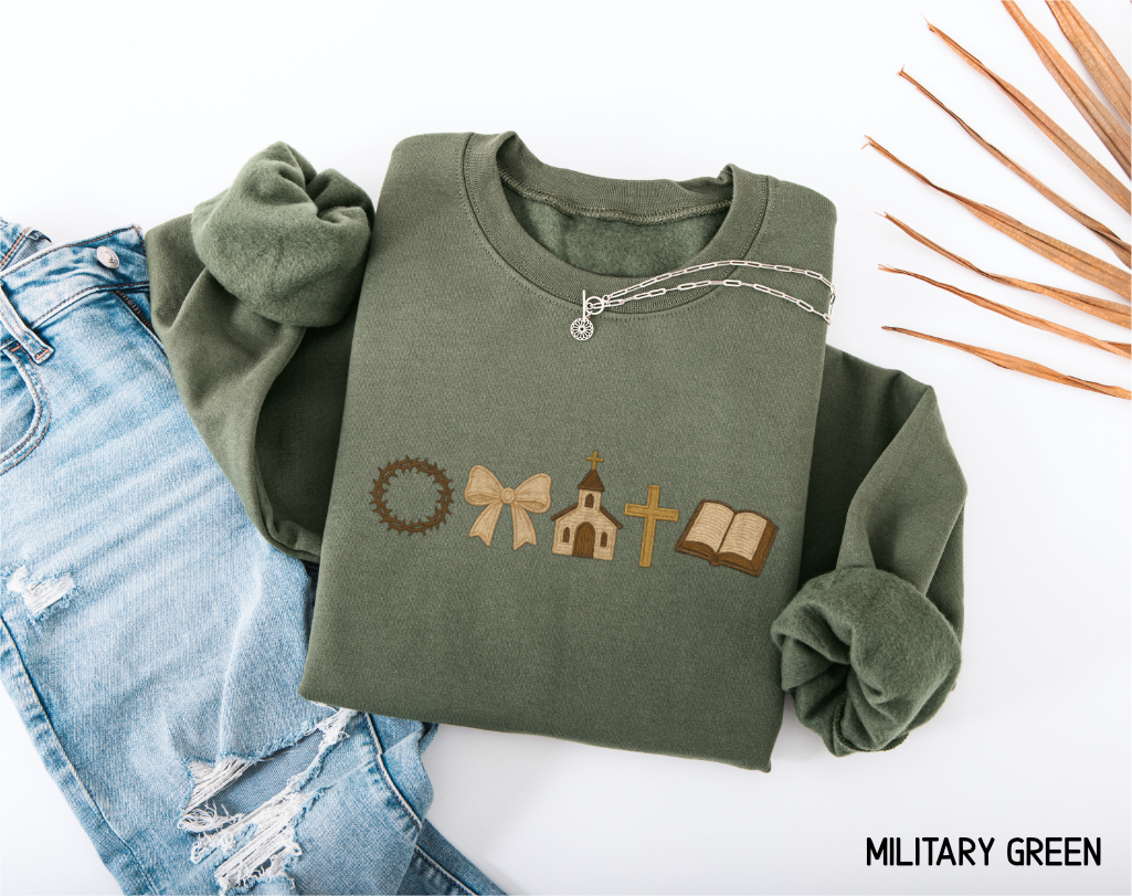 Faith Icons Adult Sweatshirt