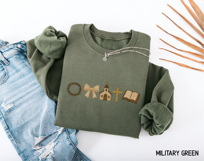 Faith Icons Adult Sweatshirt