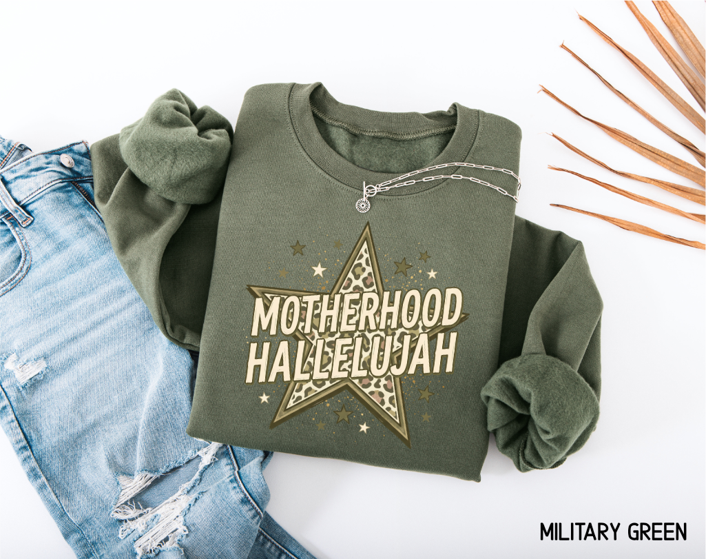 Motherhood Hallelujah Adult Sweatshirt