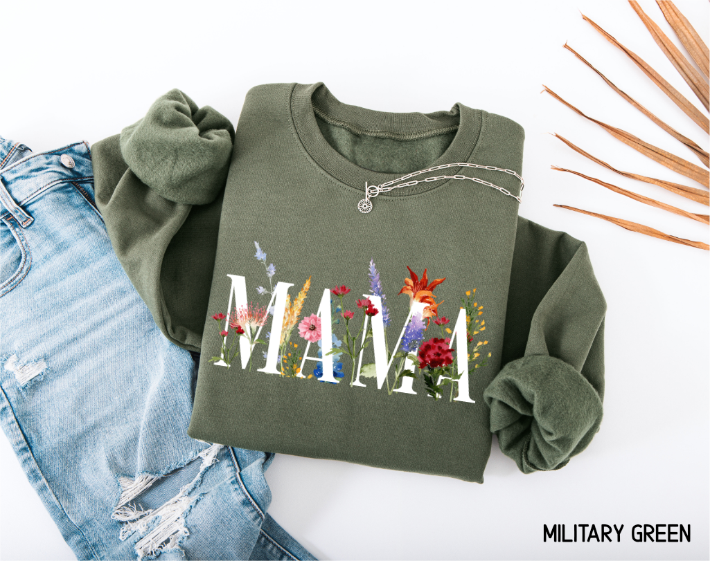 Wildflower Mama Adult Sweatshirt