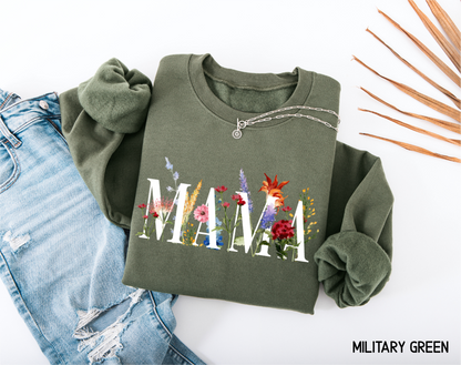 Wildflower Mama Adult Sweatshirt