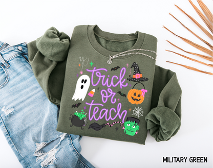 Trick or Teach Adult Sweatshirt
