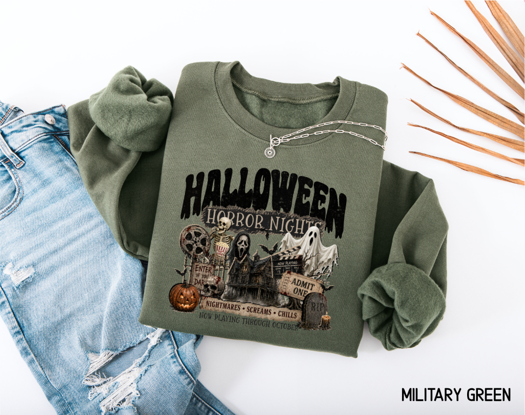 Halloween Horror Movie Adult Sweatshirt