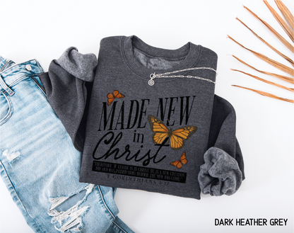 Made New in Christ Adult Sweatshirt