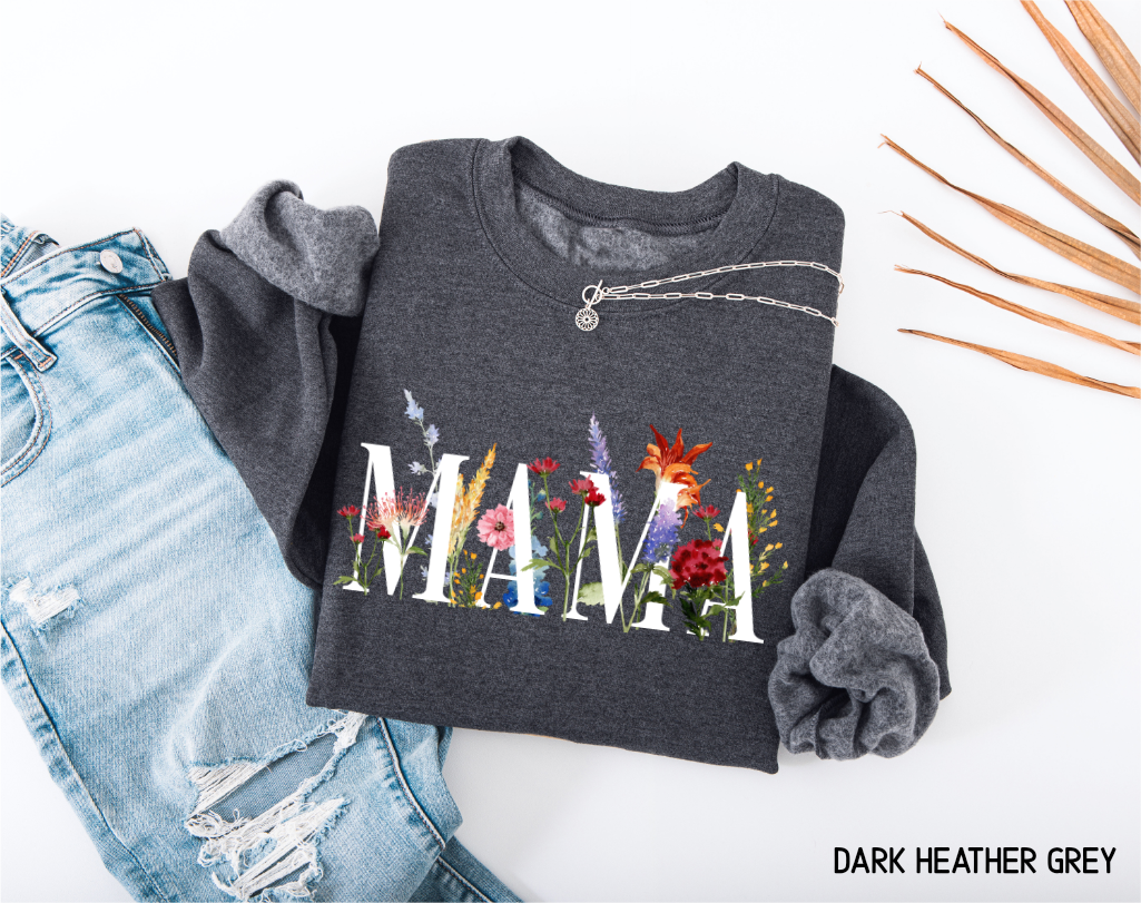 Wildflower Mama Adult Sweatshirt