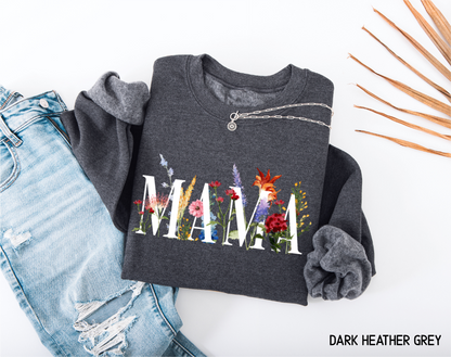Wildflower Mama Adult Sweatshirt