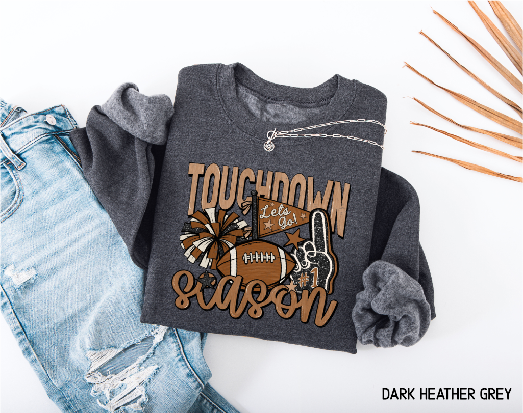 Touchdown Season Adult Sweatshirt