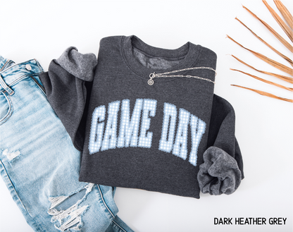 Gingham Game Day Adult Sweatshirt