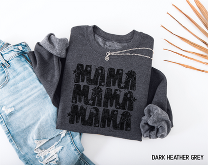 Mama with Stars Adult Sweatshirt