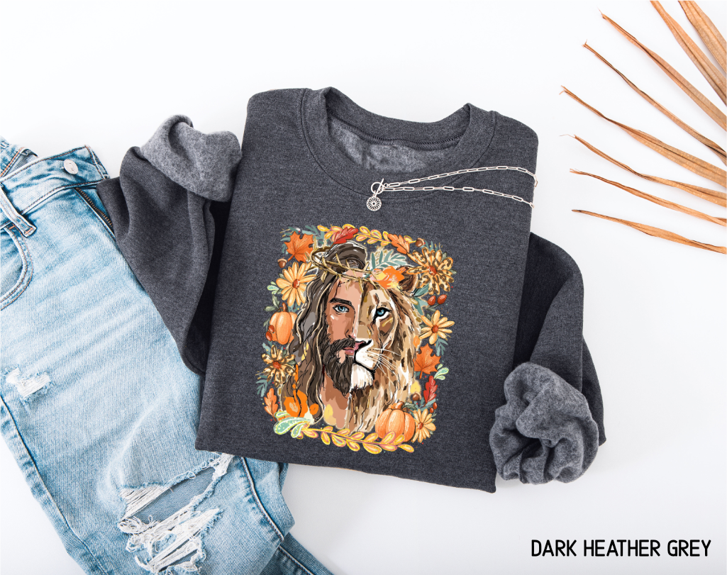 Jesus Lion of Judah Adult Sweatshirt