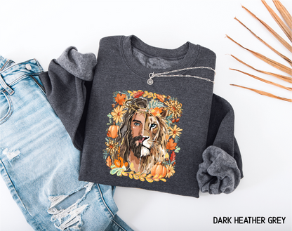 Jesus Lion of Judah Adult Sweatshirt
