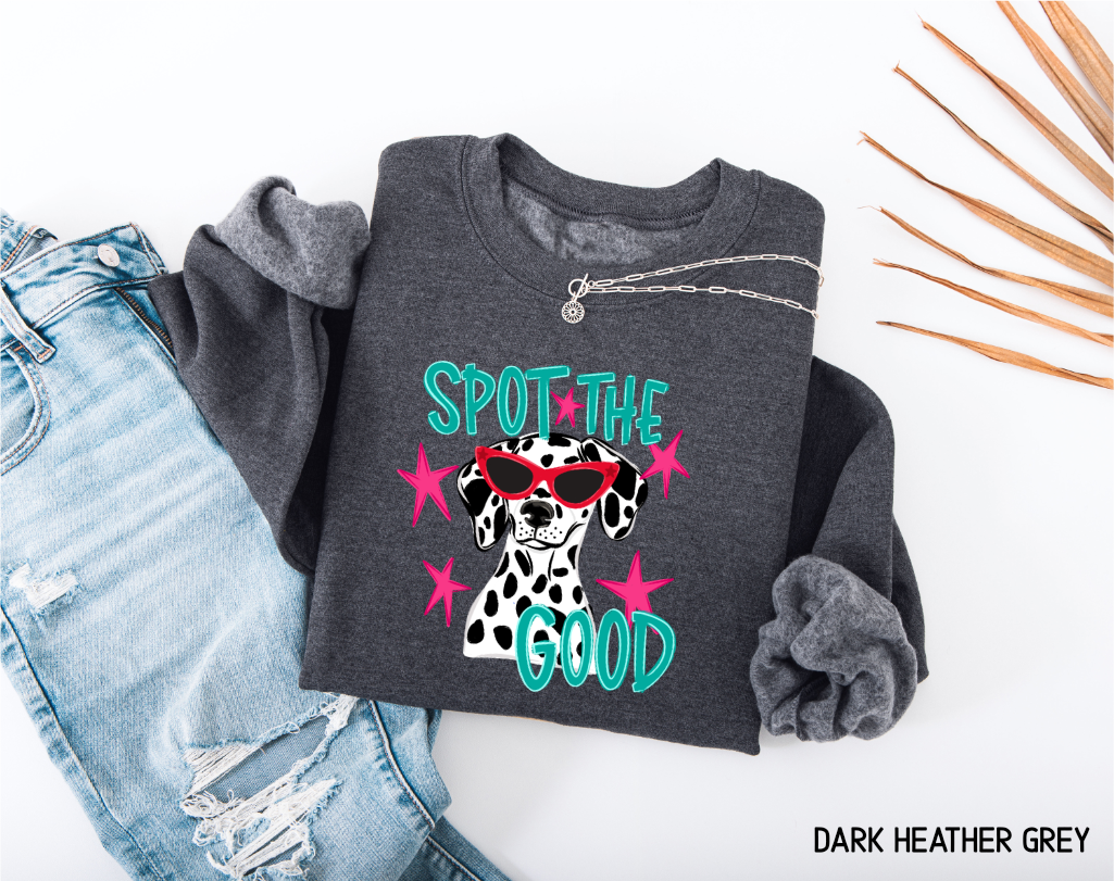 Spot the Good Dalmatian Adult Sweatshirt