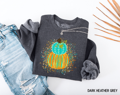 Colorful Pumpkin Adult Sweatshirt
