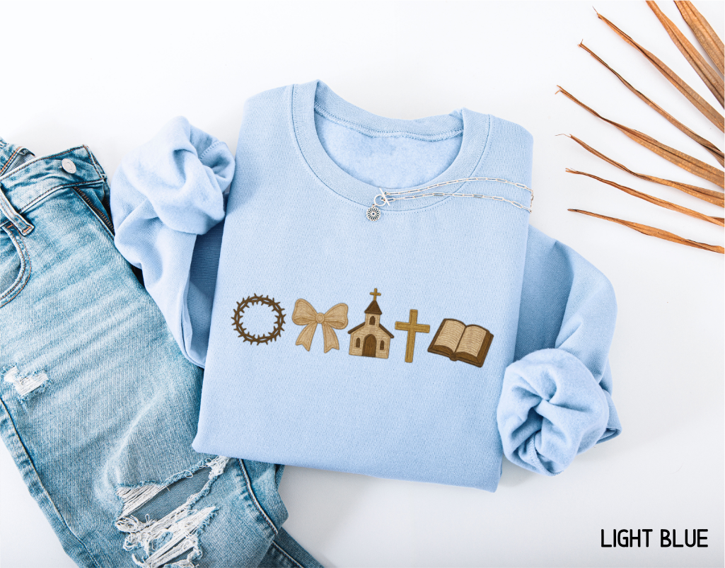 Faith Icons Adult Sweatshirt