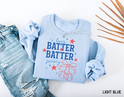 Coquette Hey Batter Batter Swing Adult Sweatshirt